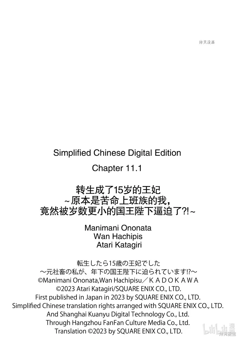 轉生成了15歲的王妃～原本是社畜的我、被年下的國王陛下逼迫了！？~,第11.1话,第10张