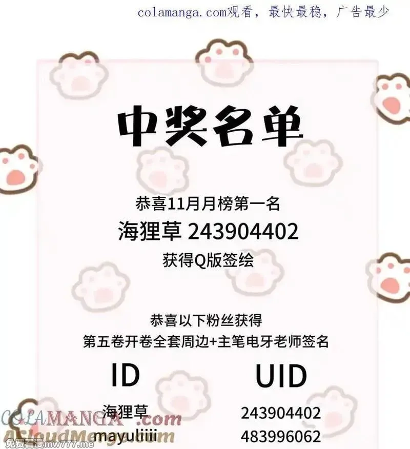 病娇妹妹只想让我欺负她,获奖名单 +延更通知,第1张