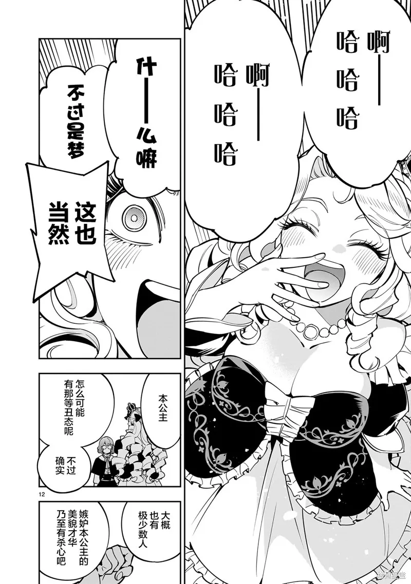 陷入死亡輪迴的王女為了活下去只能選擇開百合後宮了,第01話,第12张