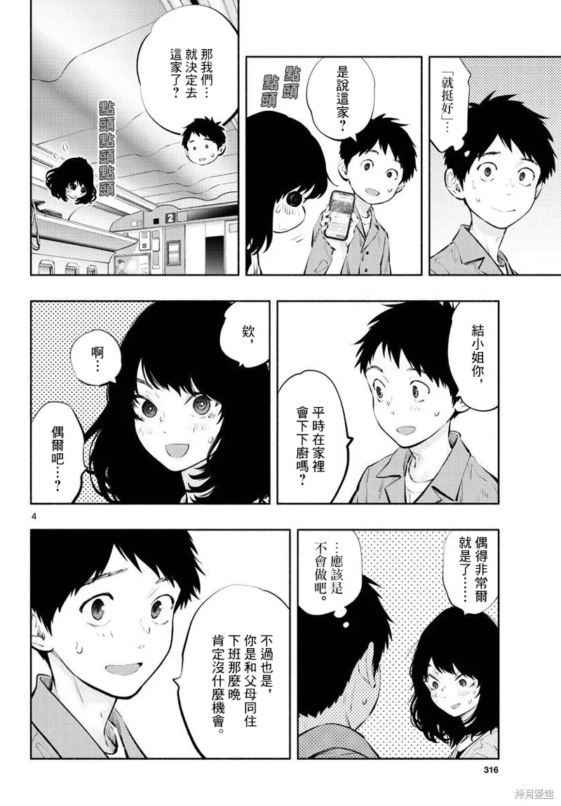 在那里工作的结小姐,第57话,第4张