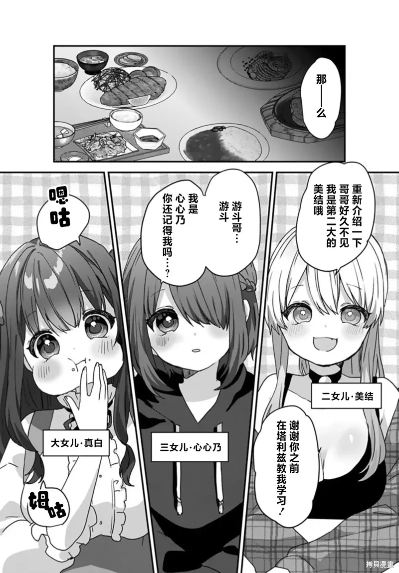 刚进大学就大受欢迎的美少女三姐妹、竟是我阔别多年的义妹,第2.1話,第6张