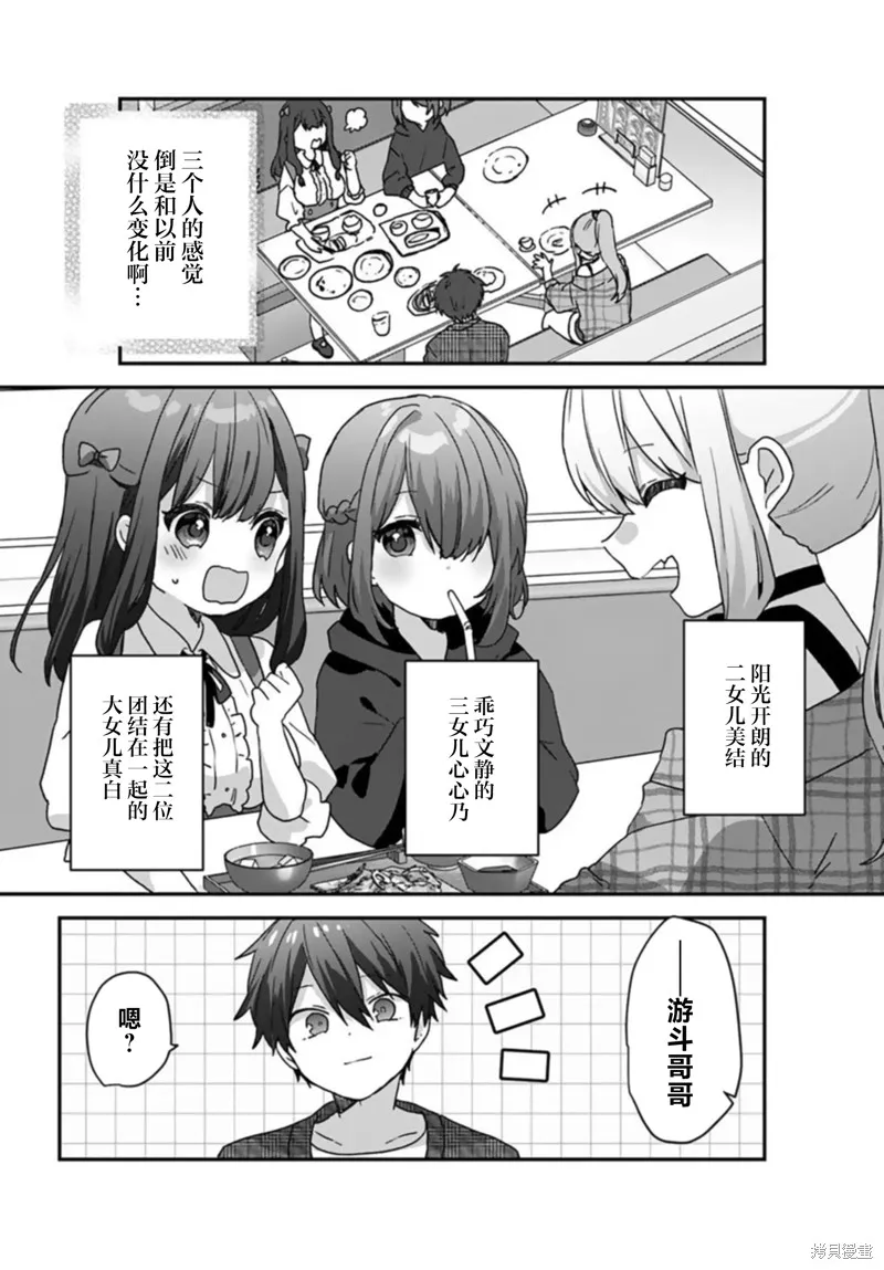 刚进大学就大受欢迎的美少女三姐妹、竟是我阔别多年的义妹,第2.1話,第8张