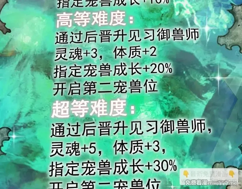 全球御兽：我能看见进化路线,第3话 超等难度试炼！,第152张