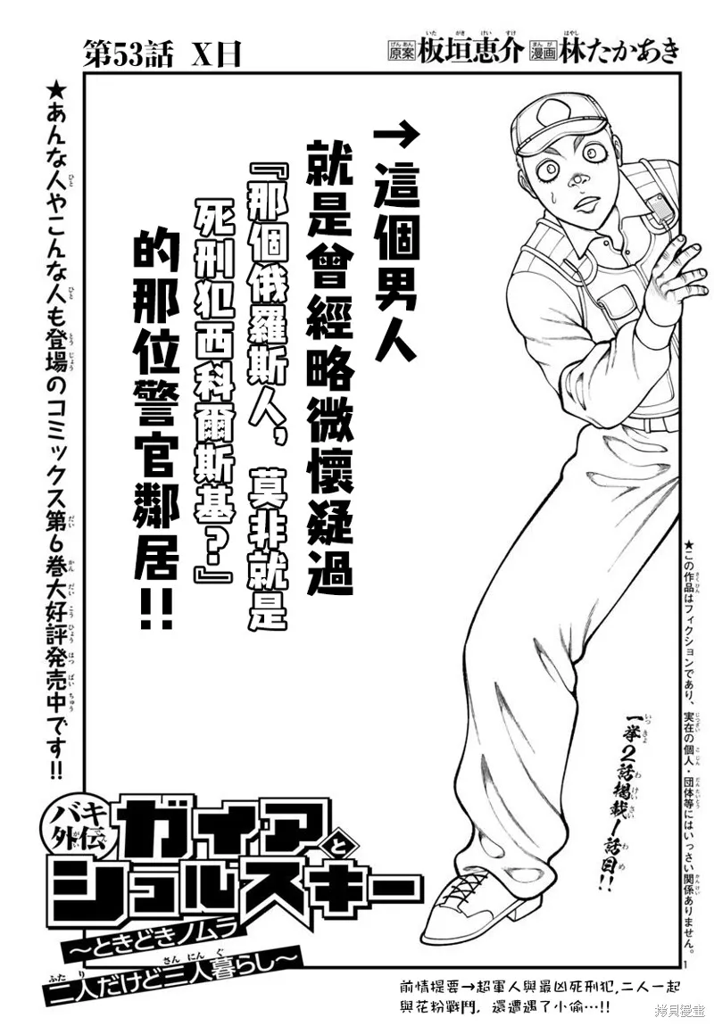 刃牙外傳 蓋亞與西科爾斯基 ~有時候是野村 雖為二人的三人生活~,第53話,第1张