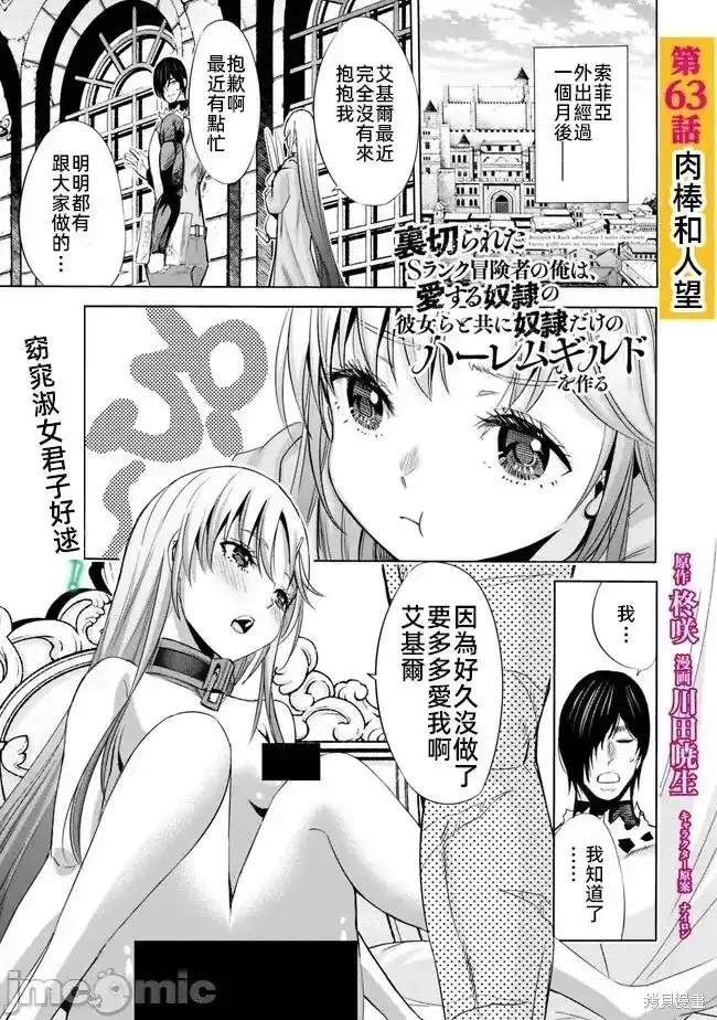作為被背叛了的S級冒險者的我、決定成立一個只有我所愛的奴隸女孩子們的後宮公會,第63话,第1张