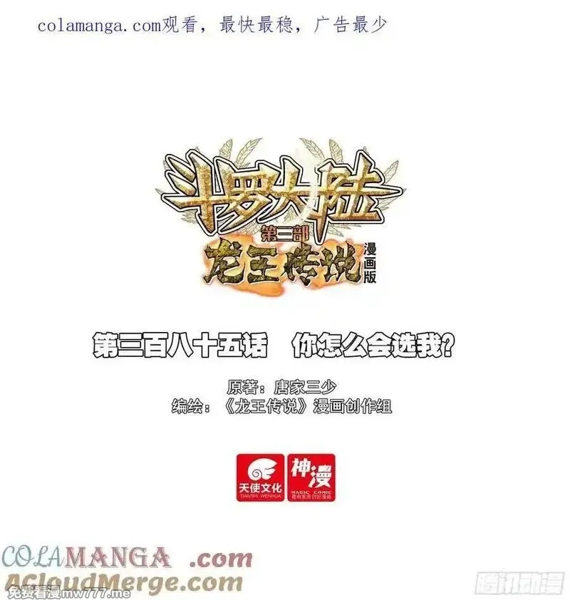 斗罗大陆 第三部 龙王传说,385 你怎么会选我？,第1张
