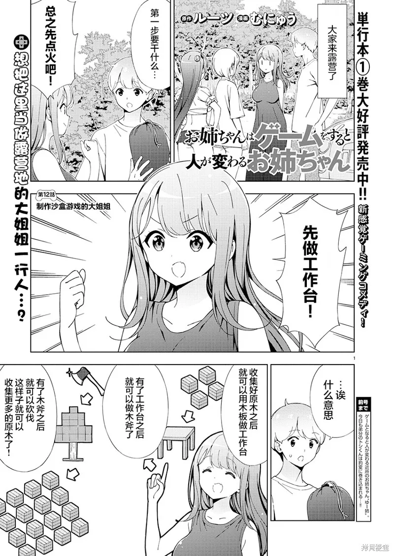 一打游戏就像变了个人似的的姐姐,第20话,第1张