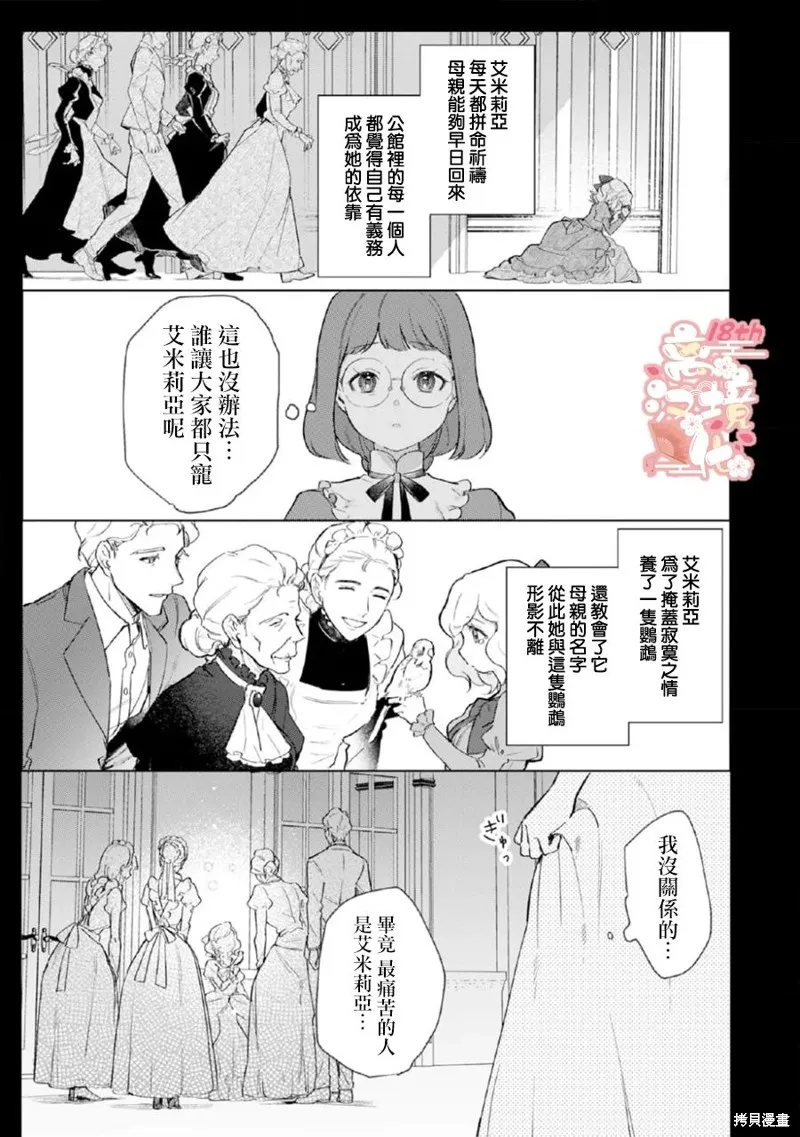 軟弱千金變笨貓、被最可怕的軍人公爵撿到命不久矣,第01話,第11张