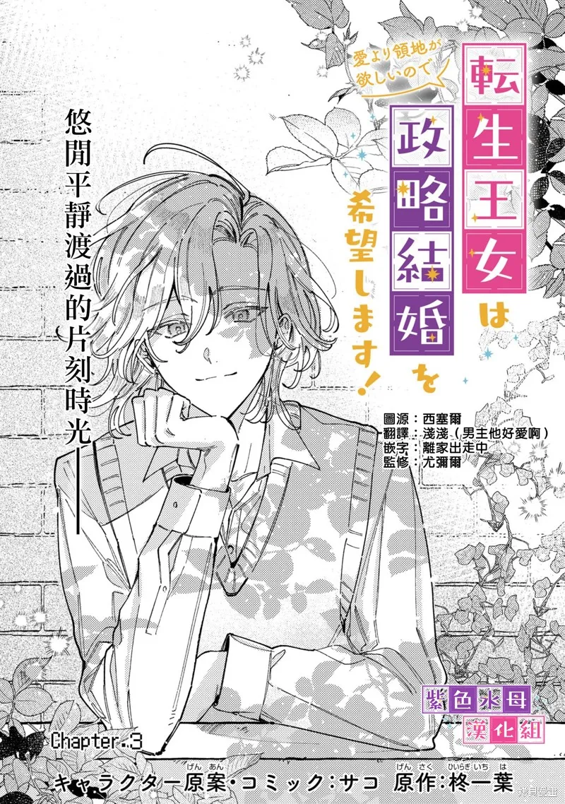 转生公主比起爱更想要领地所以期望政治联姻！,第03話,第2张