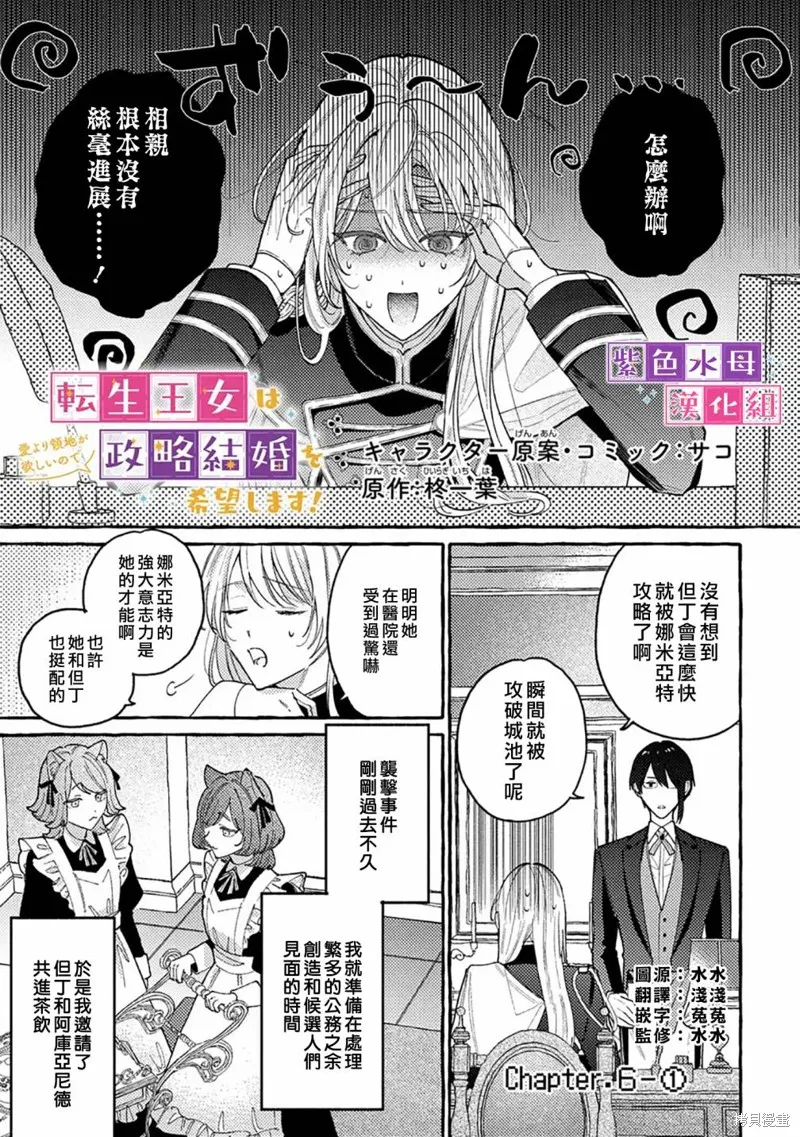 转生公主比起爱更想要领地所以期望政治联姻！,第6.1話,第2张