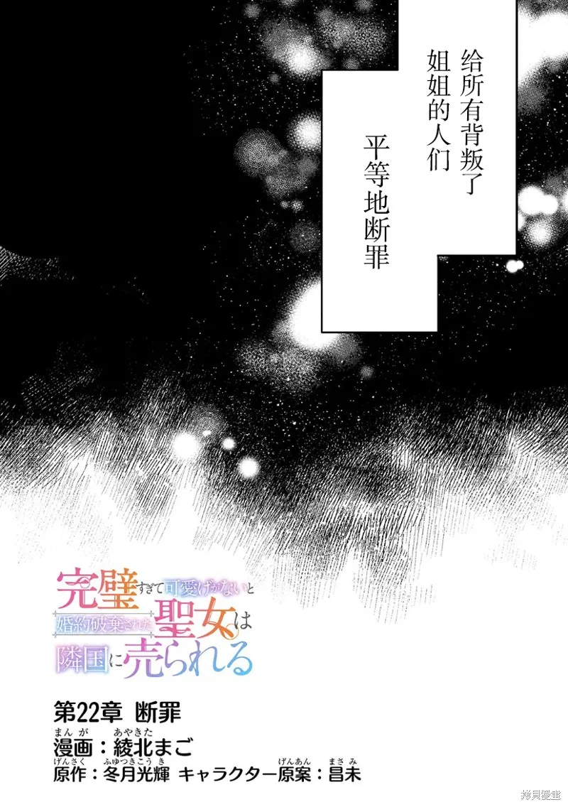 圣女因太过完美不够可爱而被废除婚约并卖到邻国,第22话,第2张